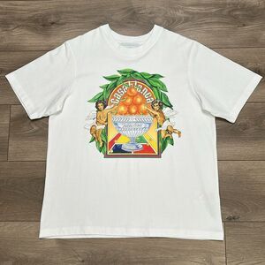 Casablanca Tennis Club Triomphe D'Orange‎ T-Shirt Size Large
